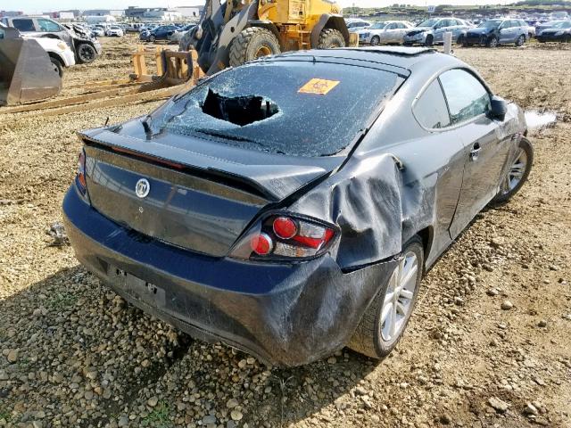 KMHHM65D58U288653 - 2008 HYUNDAI TIBURON GS BLACK photo 4