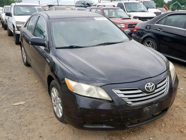 4T1BB46K09U081683 - 2009 TOYOTA CAMRY HYBR BLACK photo 1