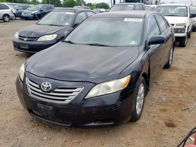 4T1BB46K09U081683 - 2009 TOYOTA CAMRY HYBR BLACK photo 2