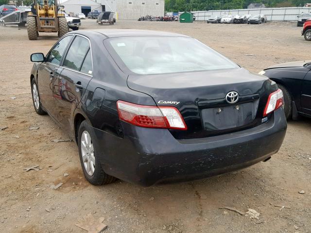 4T1BB46K09U081683 - 2009 TOYOTA CAMRY HYBR BLACK photo 3