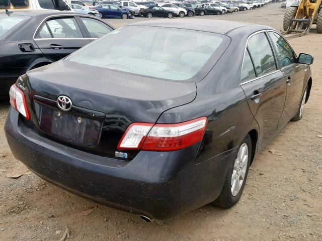 4T1BB46K09U081683 - 2009 TOYOTA CAMRY HYBR BLACK photo 4