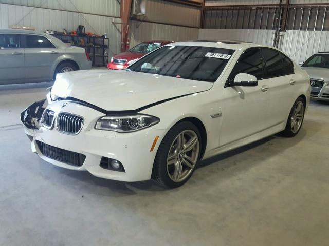 WBA5B1C52ED484604 - 2014 BMW 535 I WHITE photo 2