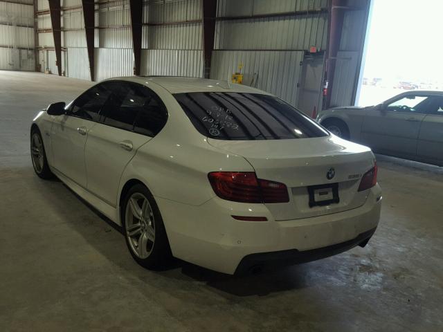 WBA5B1C52ED484604 - 2014 BMW 535 I WHITE photo 3