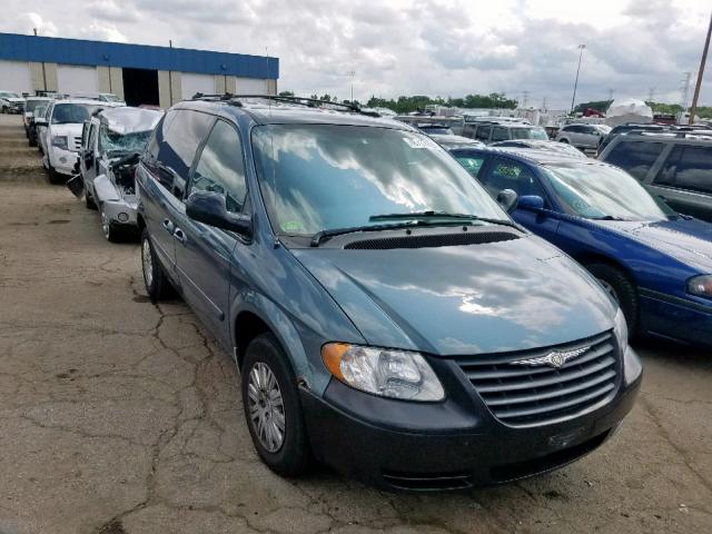 1A4GP45R76B530496 - 2006 CHRYSLER TOWN & COU GREEN photo 1