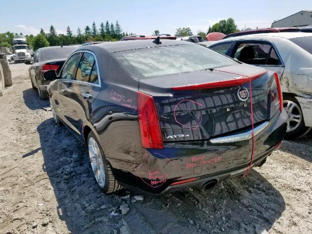 1G6AL5SX4E0117593 - 2014 CADILLAC ATS PREMIU BLACK photo 3