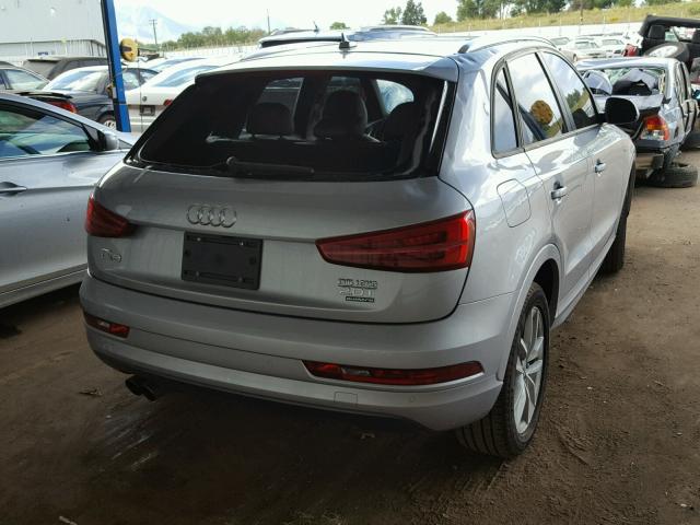 WA1ECCFS7JR021829 - 2018 AUDI Q3 PREMIUM SILVER photo 4