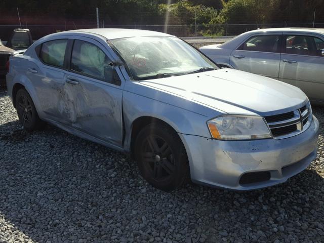 1C3CDZAG8DN633084 - 2013 DODGE AVENGER SE BLUE photo 1