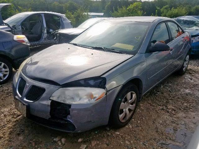 1G2ZF58B874265796 - 2007 PONTIAC G6 VALUE L BLUE photo 2