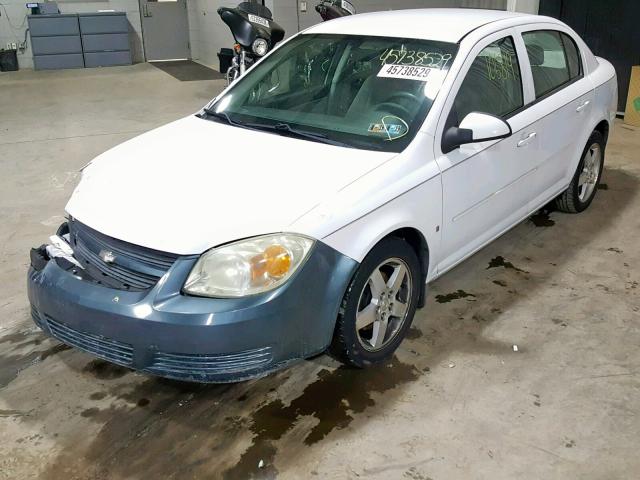 1G1AT58H597285861 - 2009 CHEVROLET COBALT LT WHITE photo 2