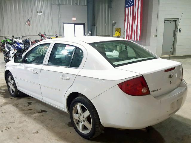 1G1AT58H597285861 - 2009 CHEVROLET COBALT LT WHITE photo 3