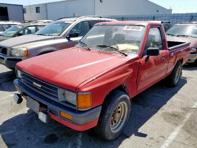 JT4RN50RXJ5184288 - 1988 TOYOTA PICKUP 1/2 RED photo 2