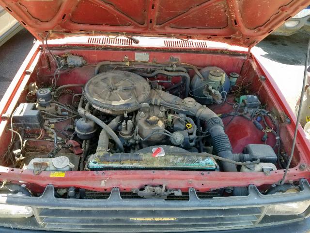 JT4RN50RXJ5184288 - 1988 TOYOTA PICKUP 1/2 RED photo 7