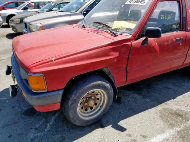 JT4RN50RXJ5184288 - 1988 TOYOTA PICKUP 1/2 RED photo 9