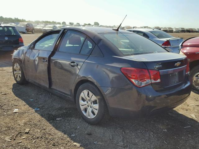 1G1PA5SH5E7275026 - 2014 CHEVROLET CRUZE LS GRAY photo 3