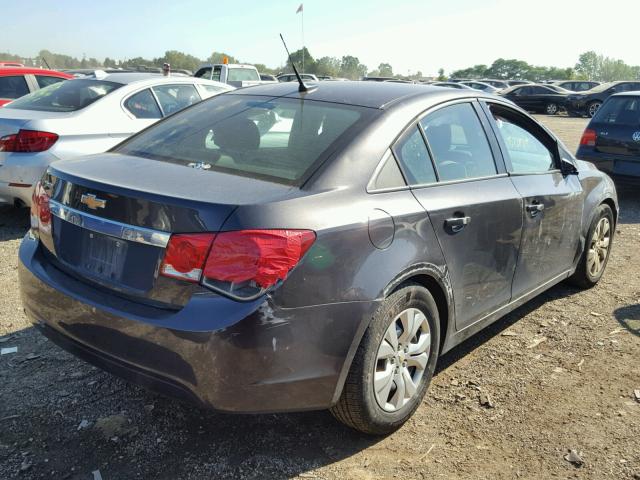 1G1PA5SH5E7275026 - 2014 CHEVROLET CRUZE LS GRAY photo 4