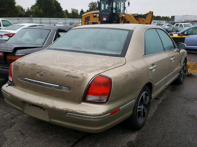 KMHFU45E32A189228 - 2002 HYUNDAI XG 350 GOLD photo 4