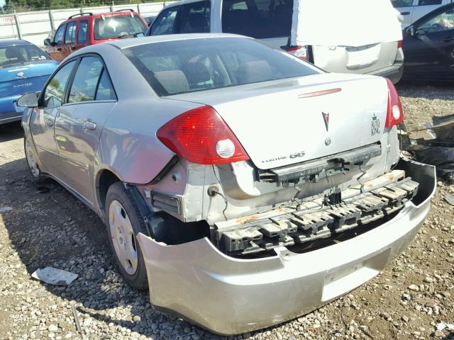 1G2ZF55BX64194667 - 2006 PONTIAC G6 SE SILVER photo 3