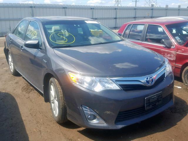 4T1BD1FK1CU019399 - 2012 TOYOTA CAMRY HYBR GRAY photo 1