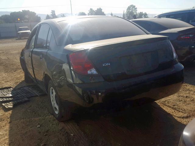 1G8AG52F45Z155985 - 2005 SATURN ION LEVEL BLACK photo 3