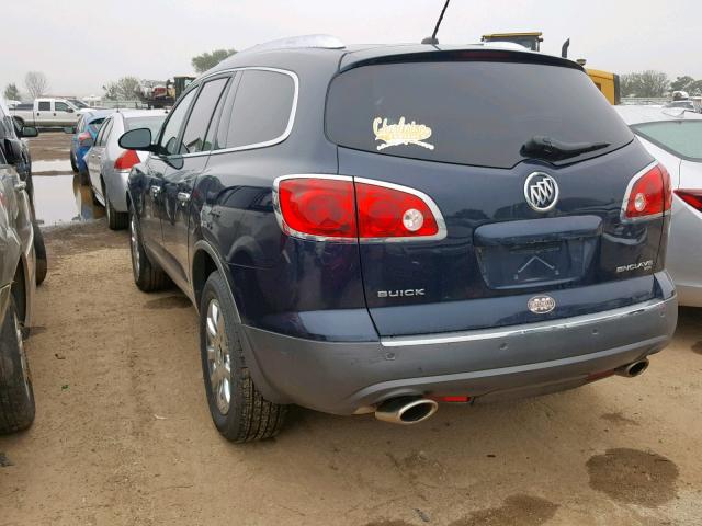 5GAKVCED4CJ301183 - 2012 BUICK ENCLAVE BLACK photo 3