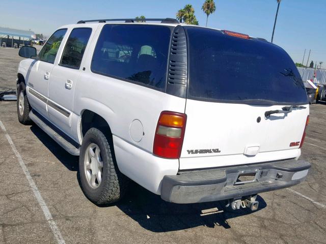 1GKEC16T33J124156 - 2003 GMC YUKON XL C WHITE photo 3