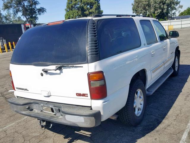 1GKEC16T33J124156 - 2003 GMC YUKON XL C WHITE photo 4