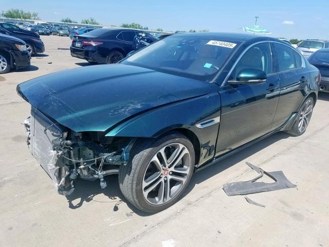 SAJAD4BV9HA961759 - 2017 JAGUAR XE PREMIUM GREEN photo 2