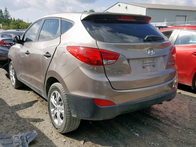 KM8JT3AB8BU176833 - 2011 HYUNDAI TUCSON GL GRAY photo 3