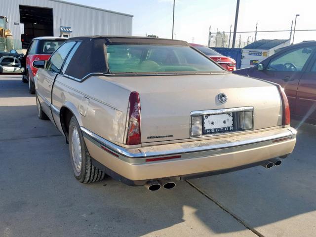 1G6ET1290RU621956 - 1994 CADILLAC ELDORADO T GOLD photo 3