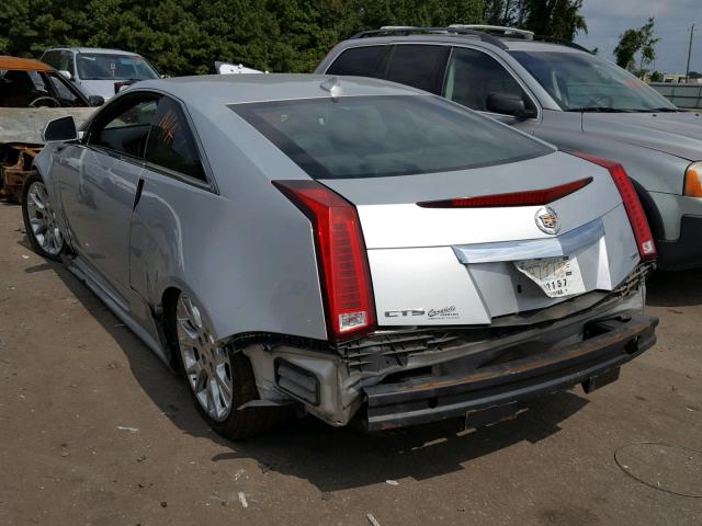 1G6DK1ED3B0161073 - 2011 CADILLAC CTS PERFOR SILVER photo 3