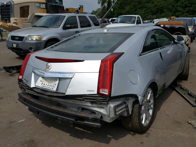 1G6DK1ED3B0161073 - 2011 CADILLAC CTS PERFOR SILVER photo 4