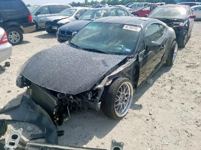 JF1ZNAA19D1705150 - 2013 TOYOTA SCION FR-S BLACK photo 2