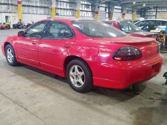 1G2WP52K8XF218720 - 1999 PONTIAC GRAND PRIX RED photo 3