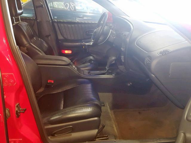 1G2WP52K8XF218720 - 1999 PONTIAC GRAND PRIX RED photo 5