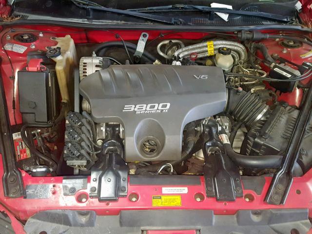 1G2WP52K8XF218720 - 1999 PONTIAC GRAND PRIX RED photo 7