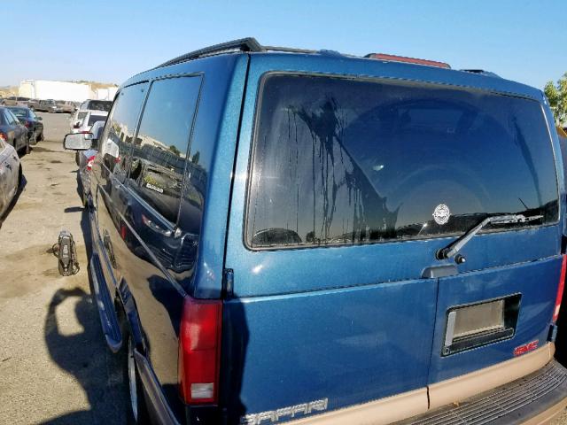 1GKDM19W41B505276 - 2001 GMC SAFARI XT BLUE photo 3