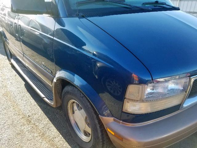 1GKDM19W41B505276 - 2001 GMC SAFARI XT BLUE photo 9