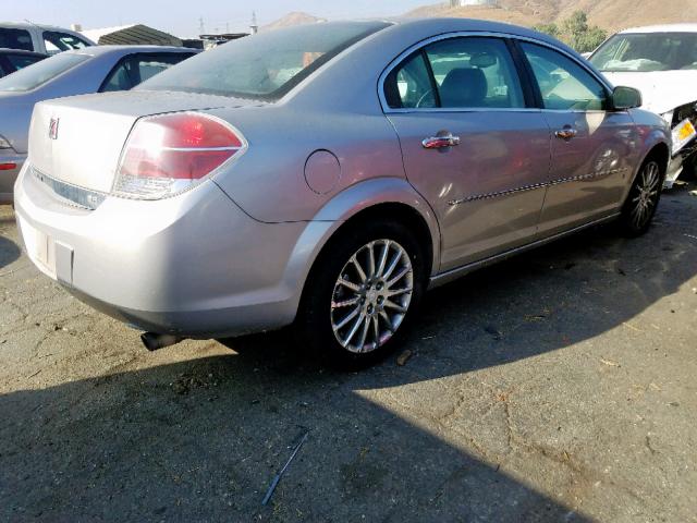 1G8ZV57747F209039 - 2007 SATURN AURA XR SILVER photo 4