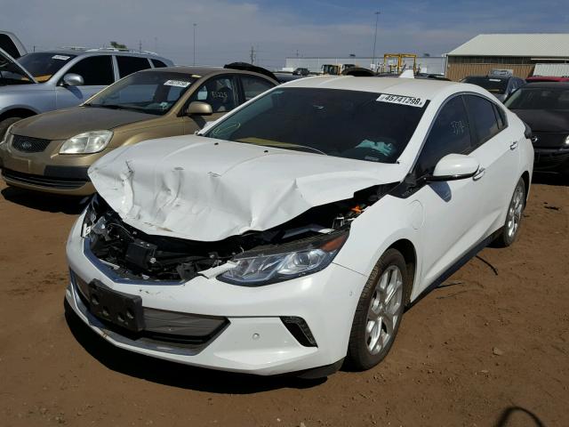 1G1RB6S51HU111747 - 2017 CHEVROLET VOLT PREMI WHITE photo 2