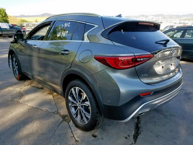 SJKCH5CR2HA035333 - 2017 INFINITI QX30 BASE GRAY photo 3