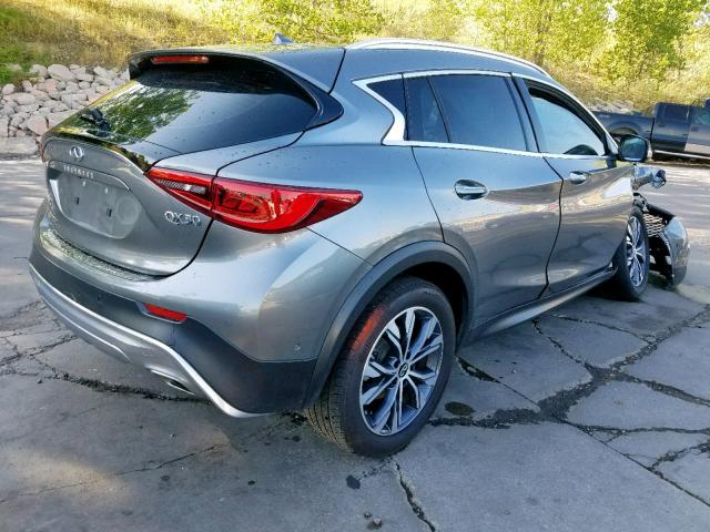 SJKCH5CR2HA035333 - 2017 INFINITI QX30 BASE GRAY photo 4