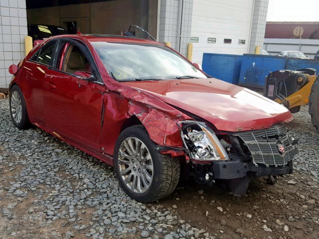 1G6DS5EV9A0102155 - 2010 CADILLAC CTS PREMIU RED photo 1