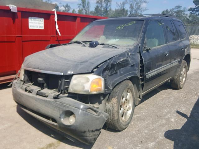 1GDKS13S132226267 - 2003 GMC ENVOY BLACK photo 2