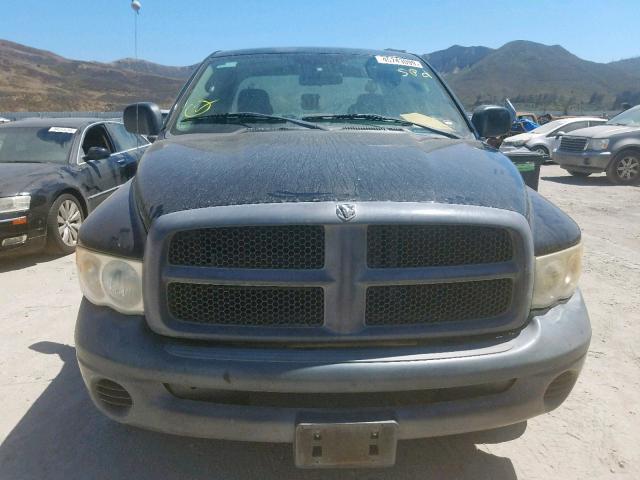 1D7HA18K15J515284 - 2005 DODGE RAM 1500 S BLACK photo 10