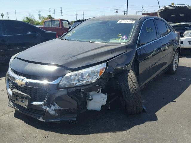 1G11C5SL8EF270252 - 2014 CHEVROLET MALIBU 1LT BLACK photo 2