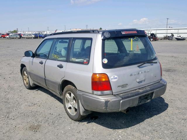 JF1SF6556YH715575 - 2000 SUBARU FORESTER S SILVER photo 3