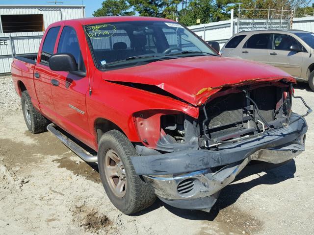 1D7HA18K36J246657 - 2006 DODGE RAM 1500 S RED photo 1