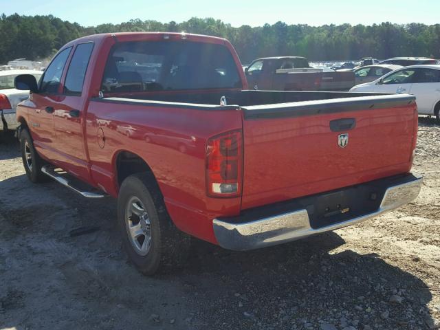 1D7HA18K36J246657 - 2006 DODGE RAM 1500 S RED photo 3