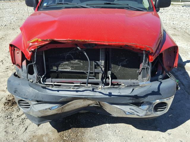 1D7HA18K36J246657 - 2006 DODGE RAM 1500 S RED photo 7