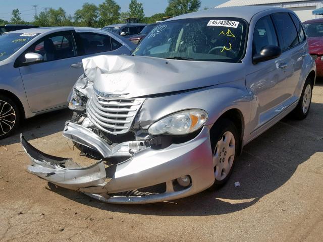 3A8FY48B18T140954 - 2008 CHRYSLER PT CRUISER SILVER photo 2